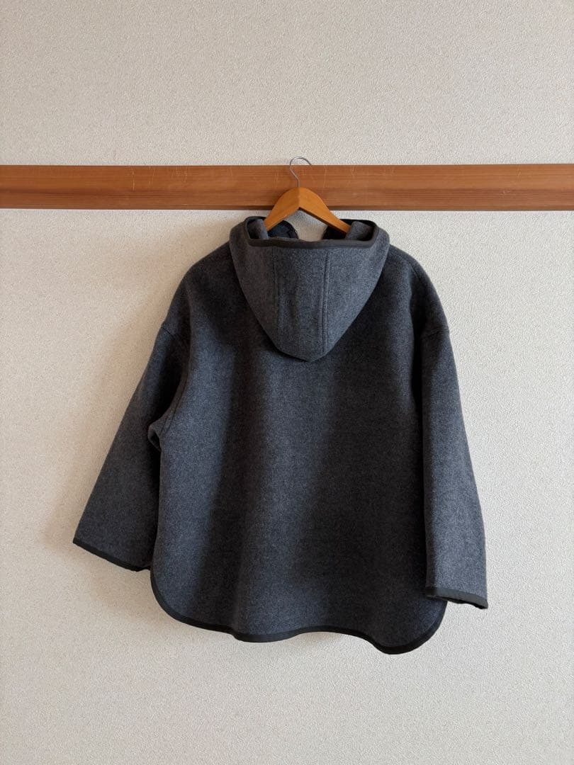 DANTON フード付きオーバーサイズジャケット グレー36