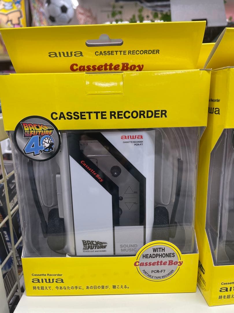 バックトゥーザフューチャー カセットレコーダー バックトゥザフューチャーのマーティが使っていた 『カセットラベル