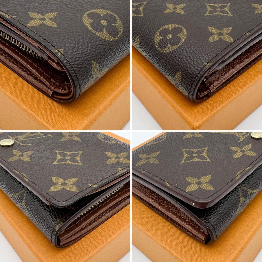 美品 カード入れあり】ヴィトン モノグラム ポルトモネ ビエ