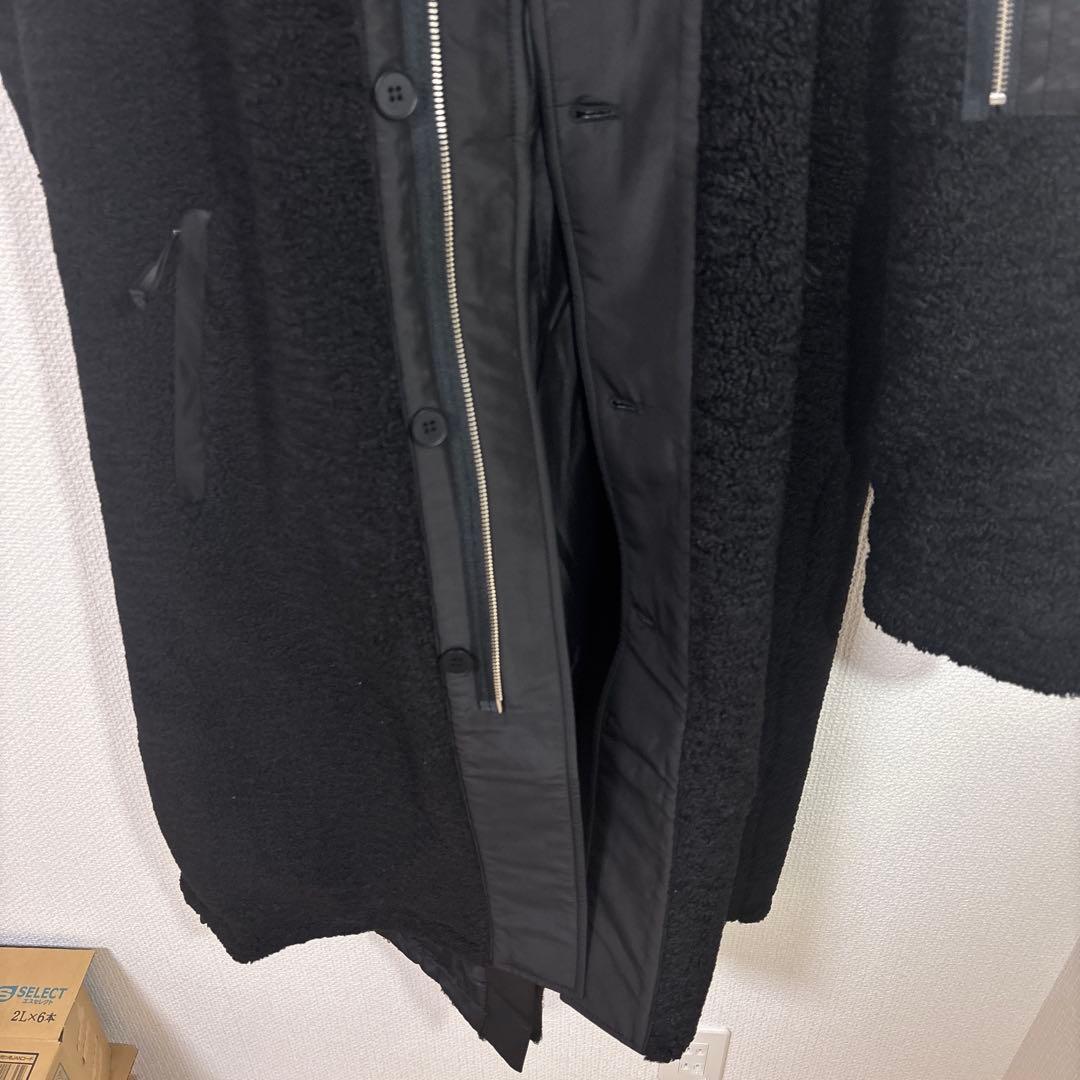 LASUD ファーボアコート ブラック 未使用品 サイズ9号 定価34000円