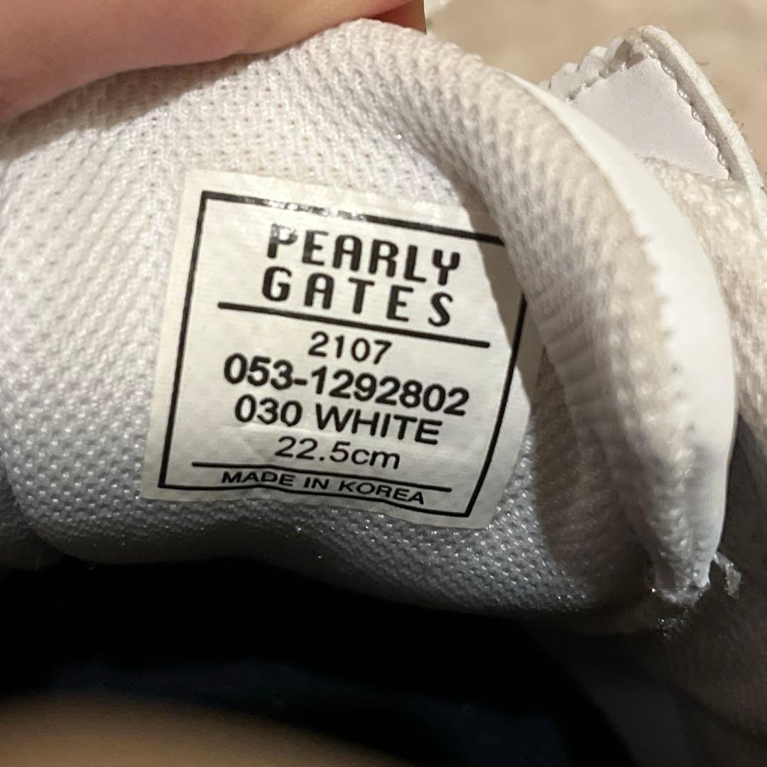PEARLY GATES ゴルフシューズ レディース　22.5cm 靴　スパイク