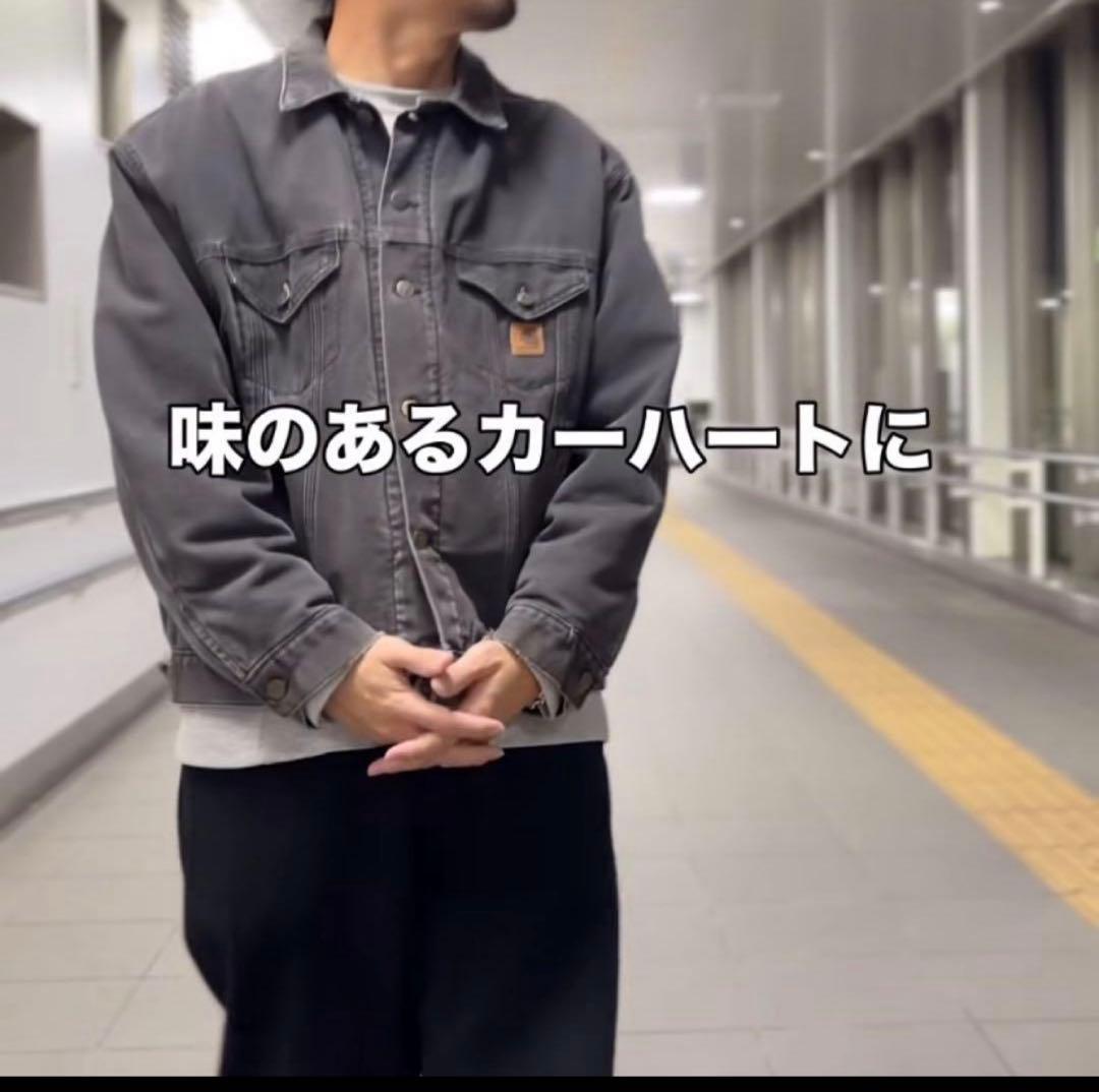 希少】カーハート ダックトラッカージャケット XL ブラック 黒