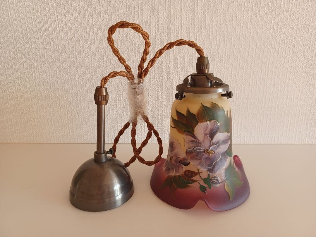 吊り下げランプシェード　アンティーク アイアンシェード ペンダント ランプ 吊り下げ ライト アンティーク