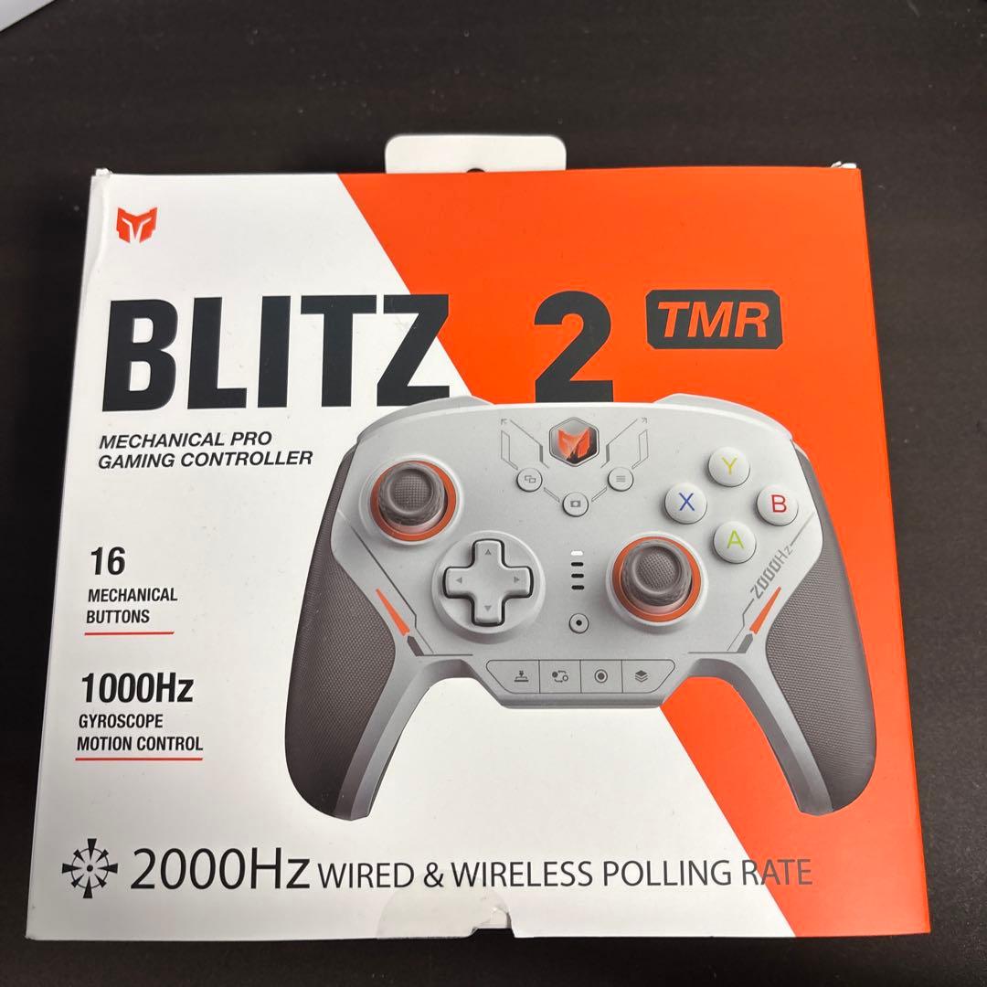 BLITZ 2 TMR ワイヤレスゲームコントローラー BIGBIG WON BLITZ2 TMR』レビュー、2000Hzポーリングレート対応の高