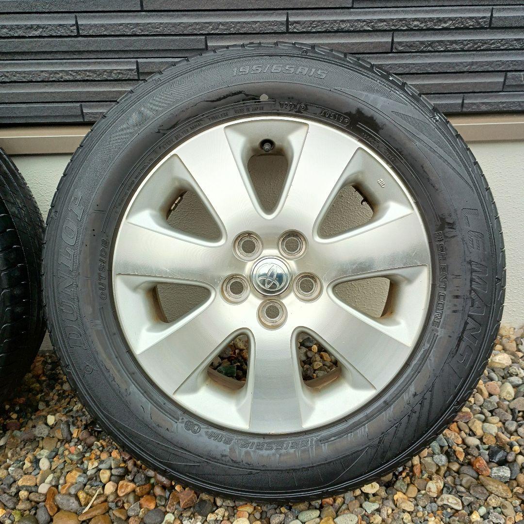 送料込】トヨタ純正ホイール＋ノーマルタイヤ＋ナットセット195/65R15