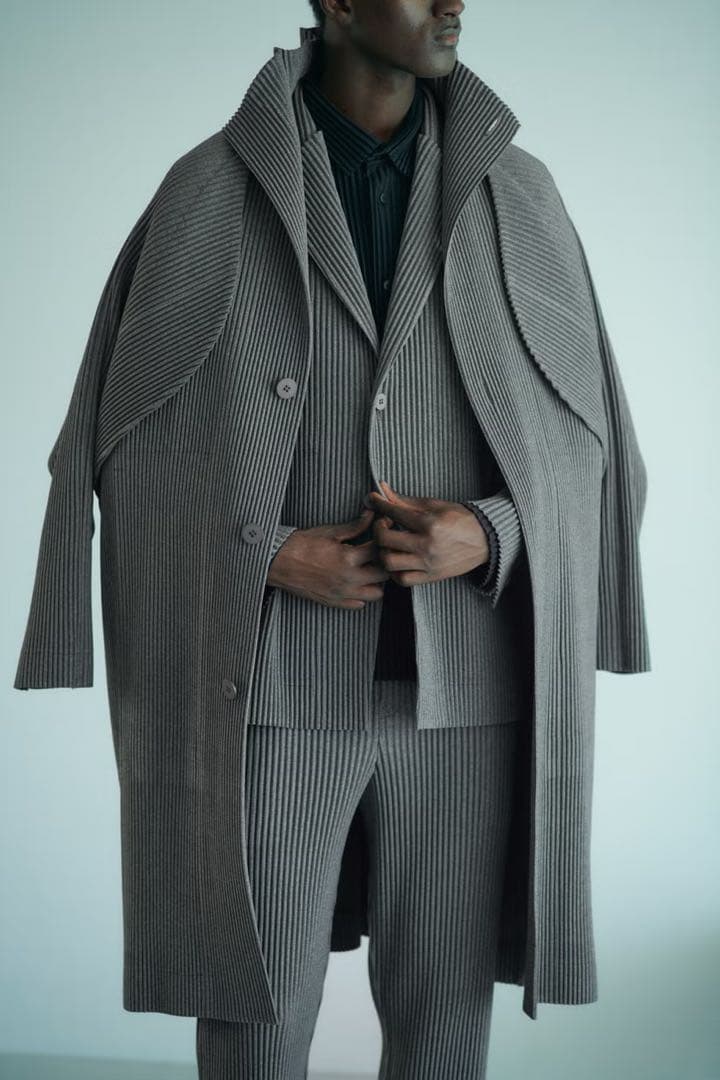 HOMME PLISSE ISSEY MIYAKE オムプリッセ VASEコート - メルカリ