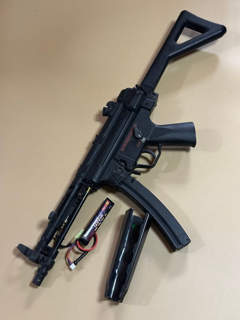 【週末セール】東京マルイMP5 A5折り畳みストック 多弾マガジン バッテリー付 楽天市場】【 CYMA 製】 東京マルイ MP5シリーズ 対応 固定ストック