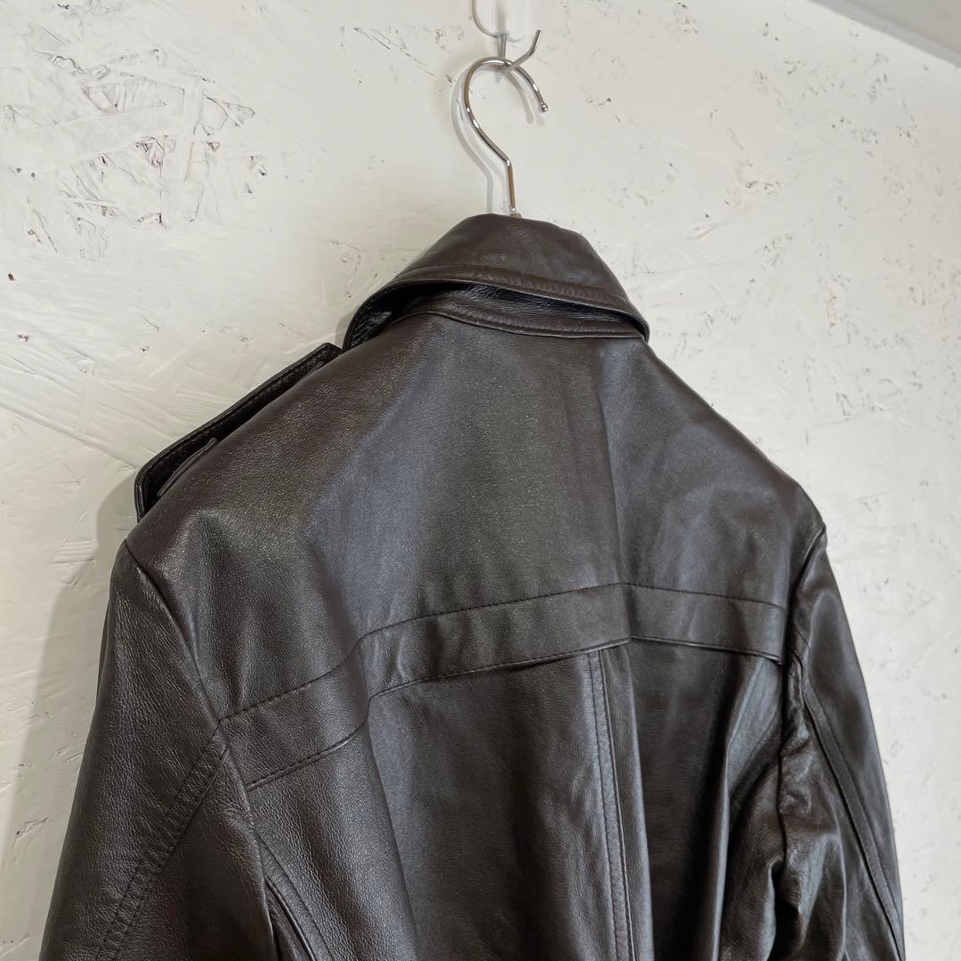 古着90's 00's Vintage JUN MENオールレザートレンチコート - メルカリ