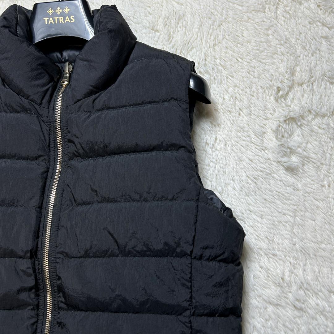 美品✨タトラス ダウンベスト リバーシブル カモフラ柄 ブラック M