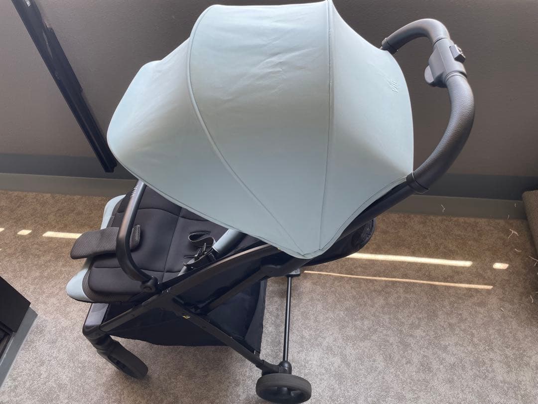 Viit ベビーカー 限定色 シルバーグリーン 美品】Aprica B型ベビーカーViit限定カラー 純正シートライナー付