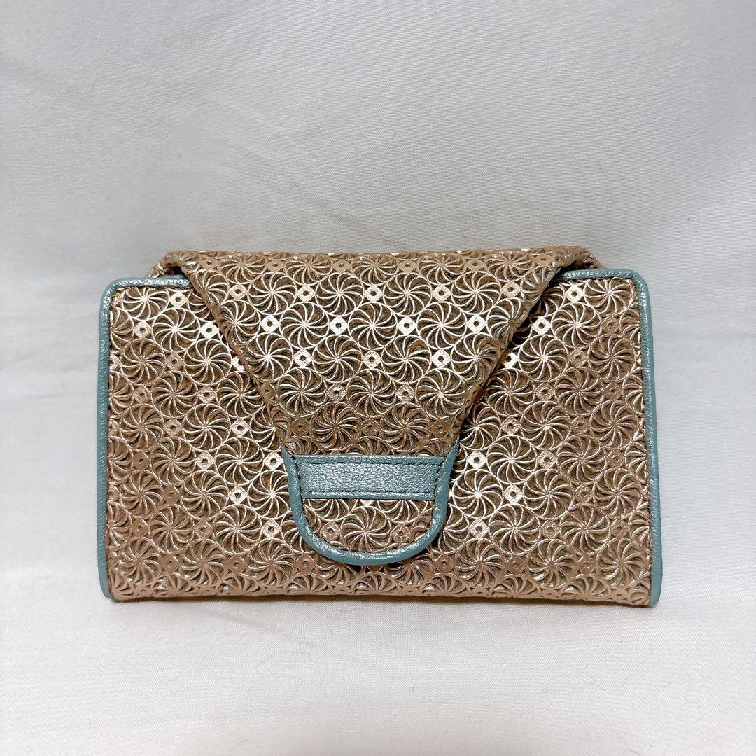 【レア✨️】ヒロコハヤシ ジラソーレ セーラ ピンク 限定色 折り財布 ミニモ 美品 ヒロコハヤシ 限定商品 ジラソーレ セーラ マルチ財布 ミニモ