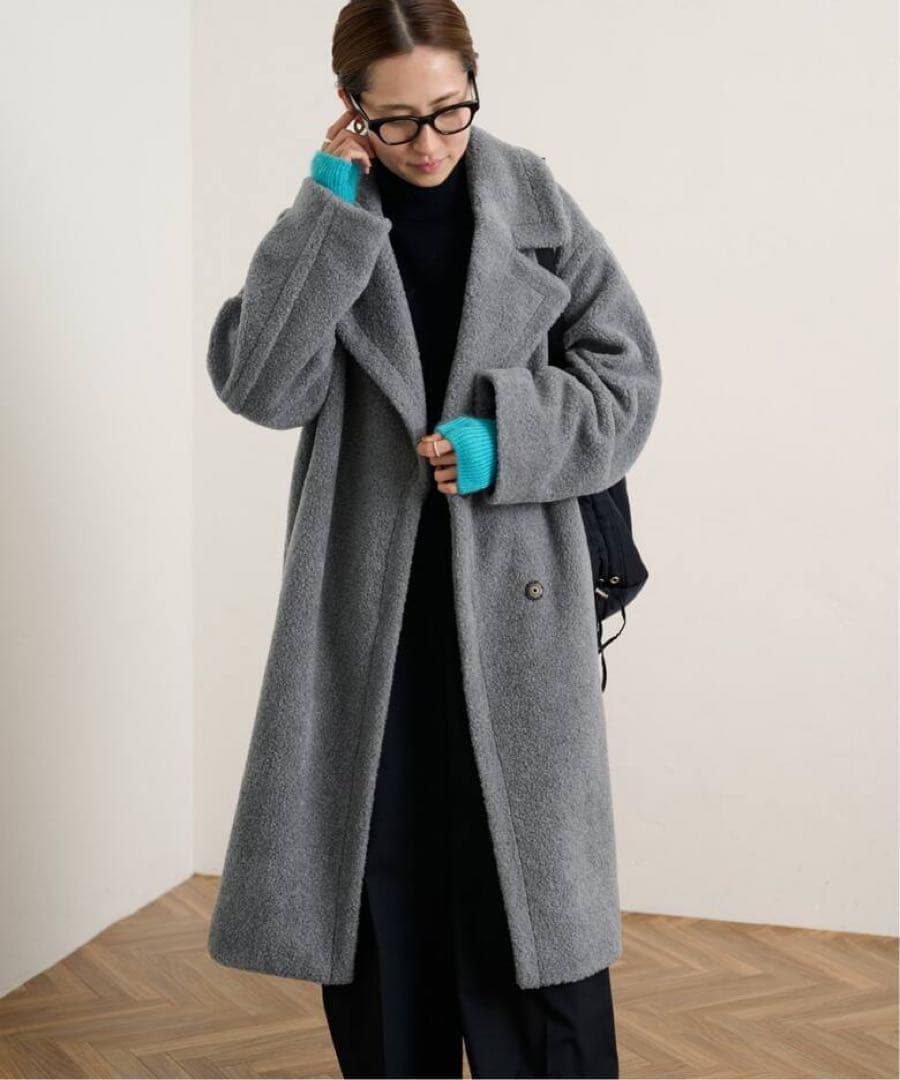 FRAMeWORK WOOLブレンドボアコート38 - メルカリ