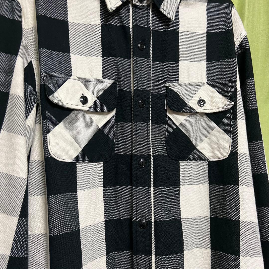 kj着 COOTIE バッファローチェックシャツ サイズL メルカリ最安値