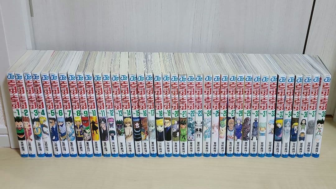 ハンター×ハンター全巻セット HUNTER ハンターハンター セット 1-38巻 冨樫義博 全巻、表紙