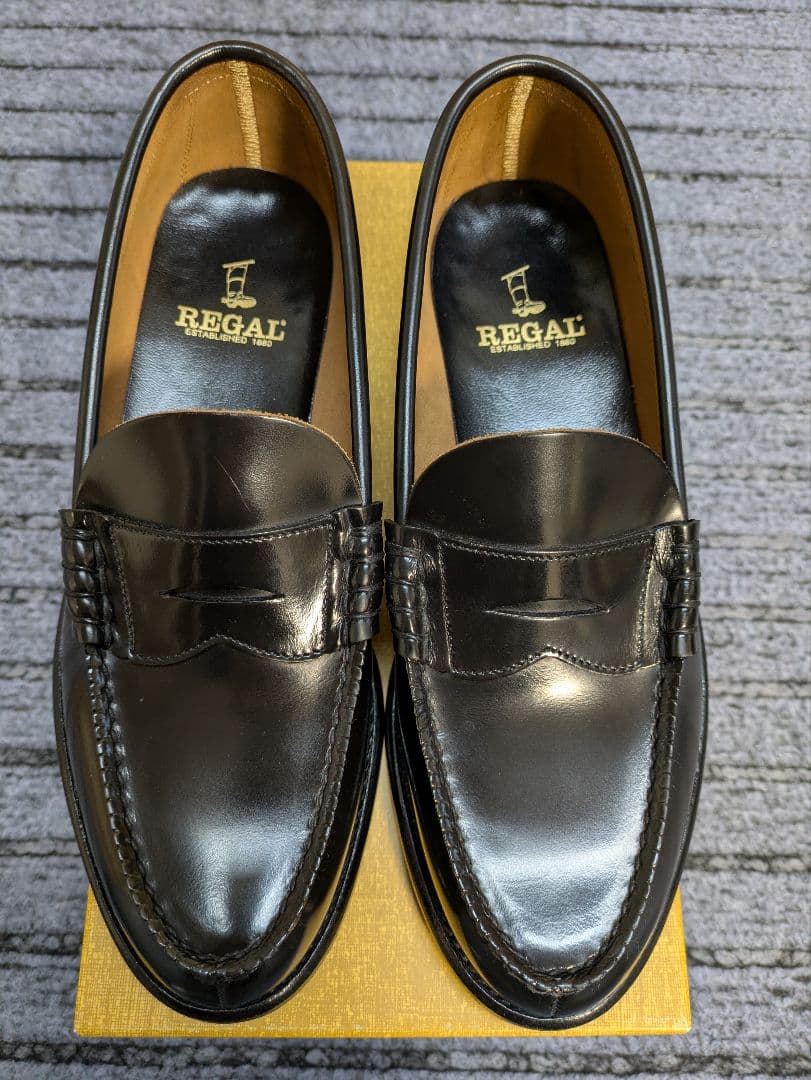 美品◎REGAL リーガル　ローファー 黒　25.5㎝ REGAL ローファー メンズ SIZE 25 1/2 b (25.5cm) リーガル – Rehello