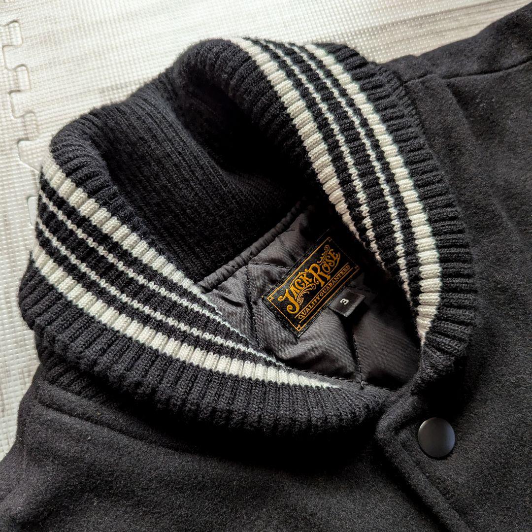 ✨極美品✨】JACKROSE スタジャン（Lサイズ） ブラック 羊革