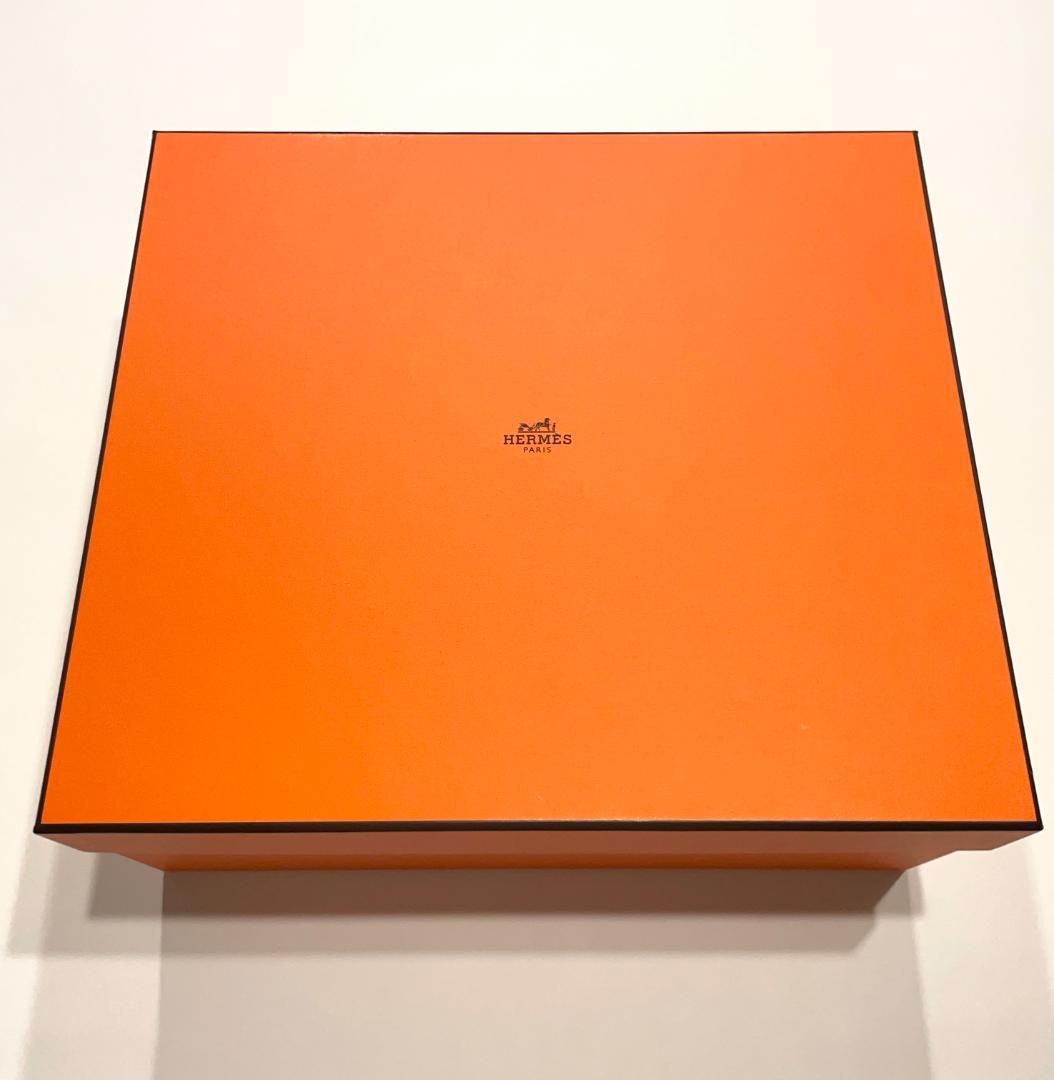 HERMES エルメス　箱(38×34×16cm)　ガーデンパーティ　095　② エルメス ガーデンパーティ36/PM ゴールド ネゴンダ シルバー金具