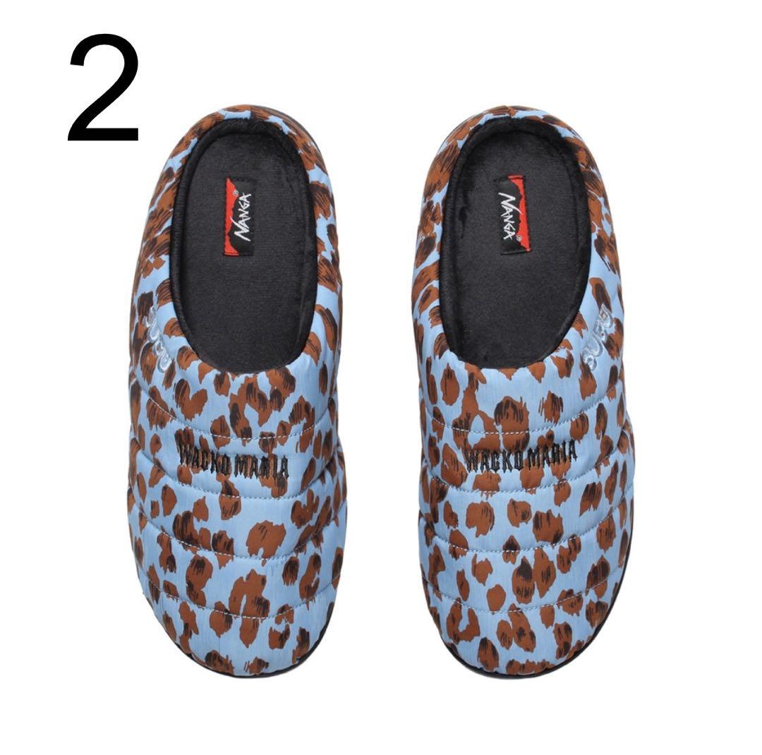 サイズ2 wackomaria nanga subu レオパード サンダル WACKO MARIA(ワコマリア) / × NANGA × SUBU LEOPARD WINTER SANDALS