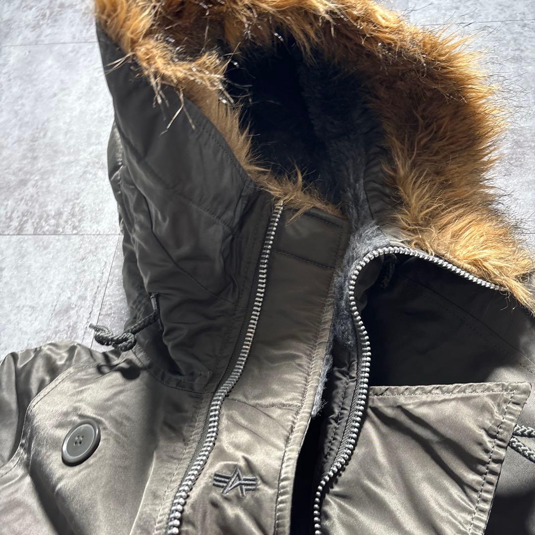 alpha n2b flight jacket n-2b ボタン欠けアリ 短丈 - メルカリ