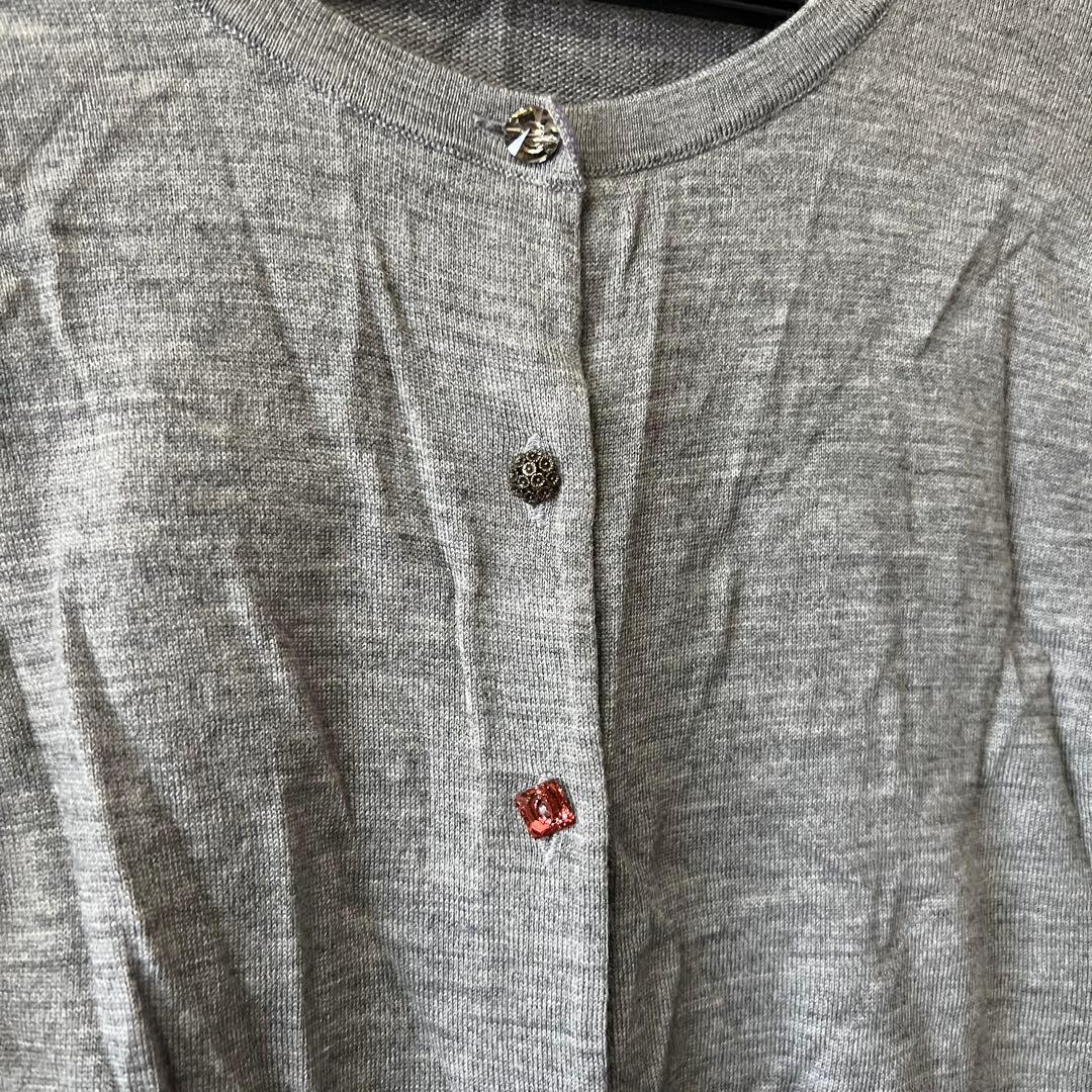 Paul Smith BLACK グレー 長袖カーディガン XL 大きめサイズ - メルカリ