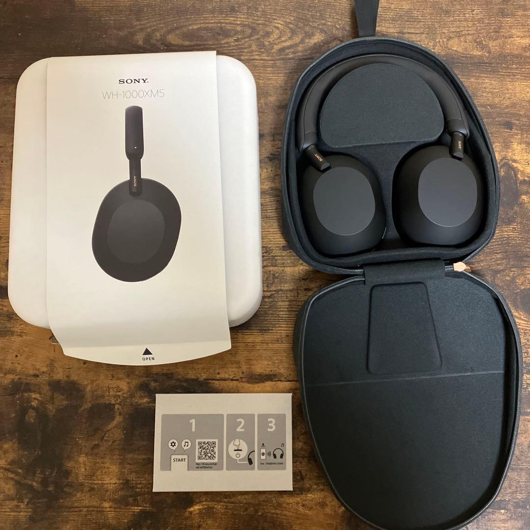 SONY WH-1000XM5 ワイヤレスヘッドホン　定価5万 楽天市場】SONY ワイヤレス ヘッドホン WH-1000XM5 ブラック マイク