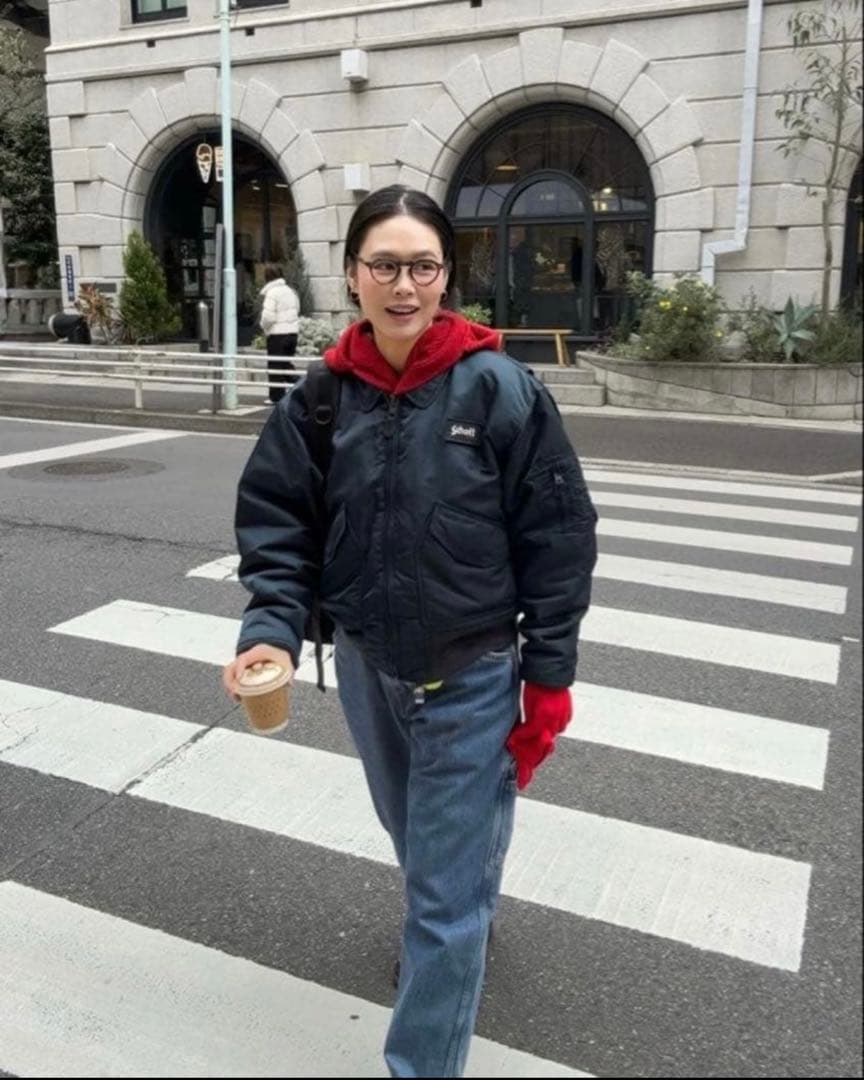 激レア田中シェン着Schott NYC flight jacket L - メルカリ