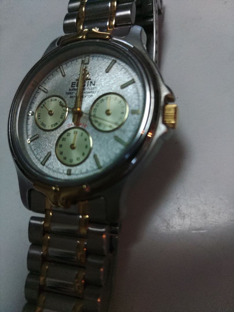 希少 ELGIN クォーツ 腕時計 クロノグラフ - メルカリ