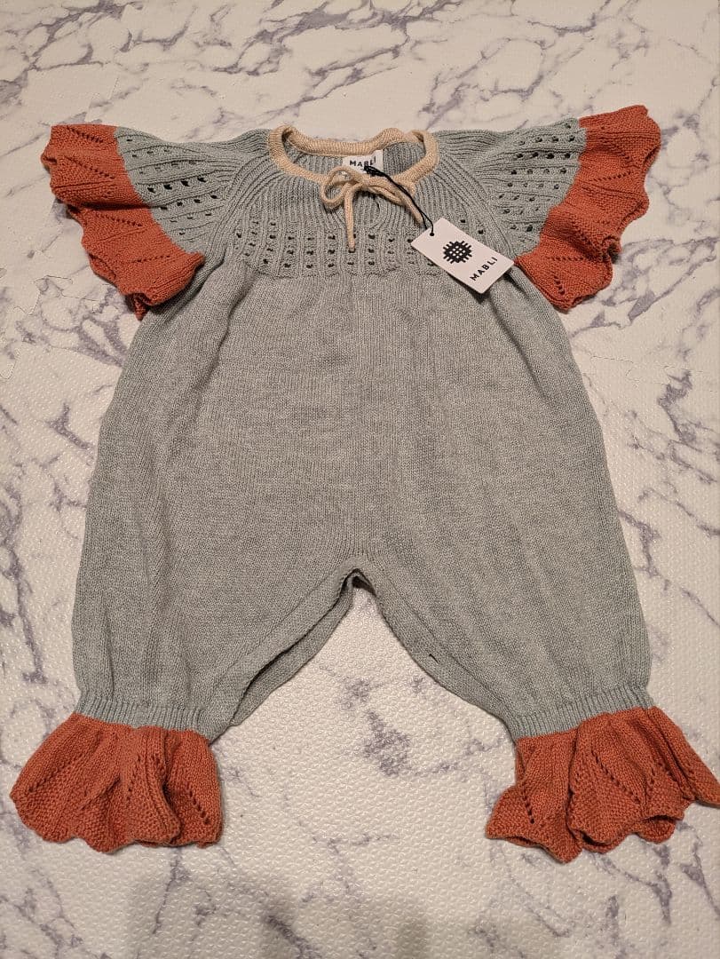 ロンパース・カバーオール MABLI EIRLYS ROMPER 12m MABLI】EIRLYS ROMPER - MAIZE | yonka