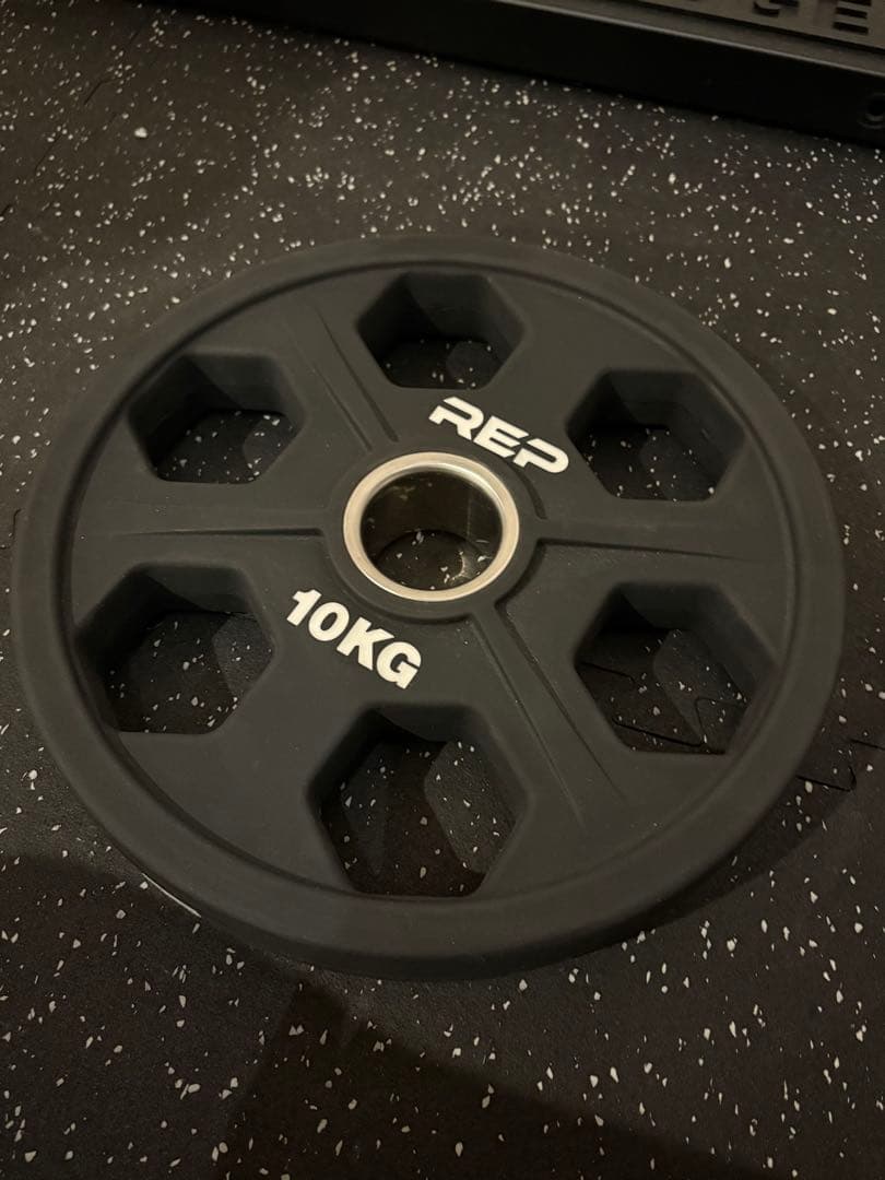 REP Fitness ウレタンイコライザープレート 10kg×2 バーベル バーベルプレート おすすめ｜ウレタン・アイアン・オリンピック