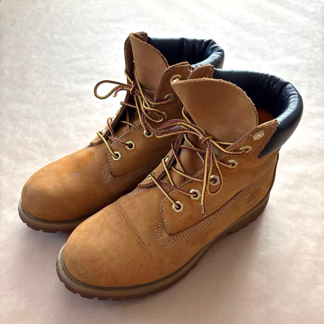 Timberland 10361 6インチブーツ レディース7M イエローブーツ - メルカリ