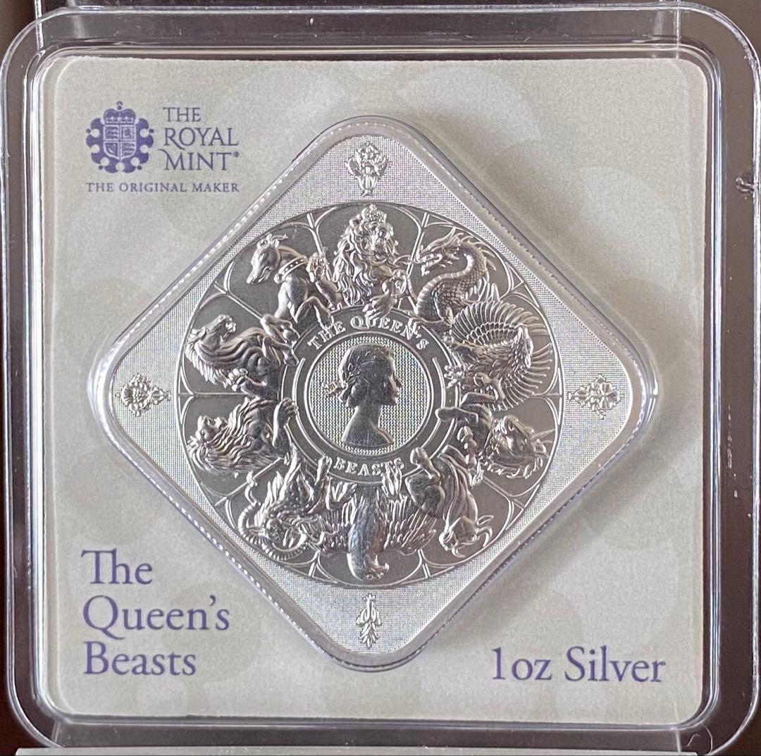 ☆大人気品薄☆クイーンズビースト コンプリーター 1オンス シルバーバー 銀価格急騰中 大人気品薄 クイーンズビースト コンプリーター 1オンス