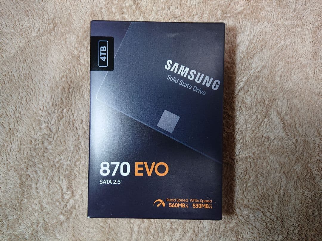 内蔵型SSD SAMSUNG 870 EVO MZ-77E4T0B/EC Samsung 870 EVO MZ-77E4T0B/AM 4 TB Solid State Drive - 2.5