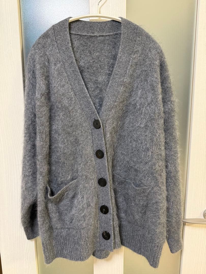 フォックスカシミヤ　ロングカーディガン コート DRESSLAVE（ドレスレイブ）の「fox cashmere long cardigan(フォックス