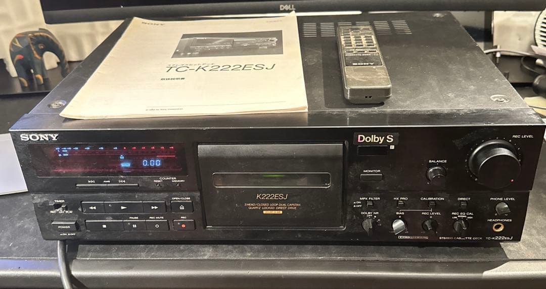 SONY カセットデッキK222ESJ ジャンク SONY TC-K222ESJ – Audiolife － Enjoy your audio life!!