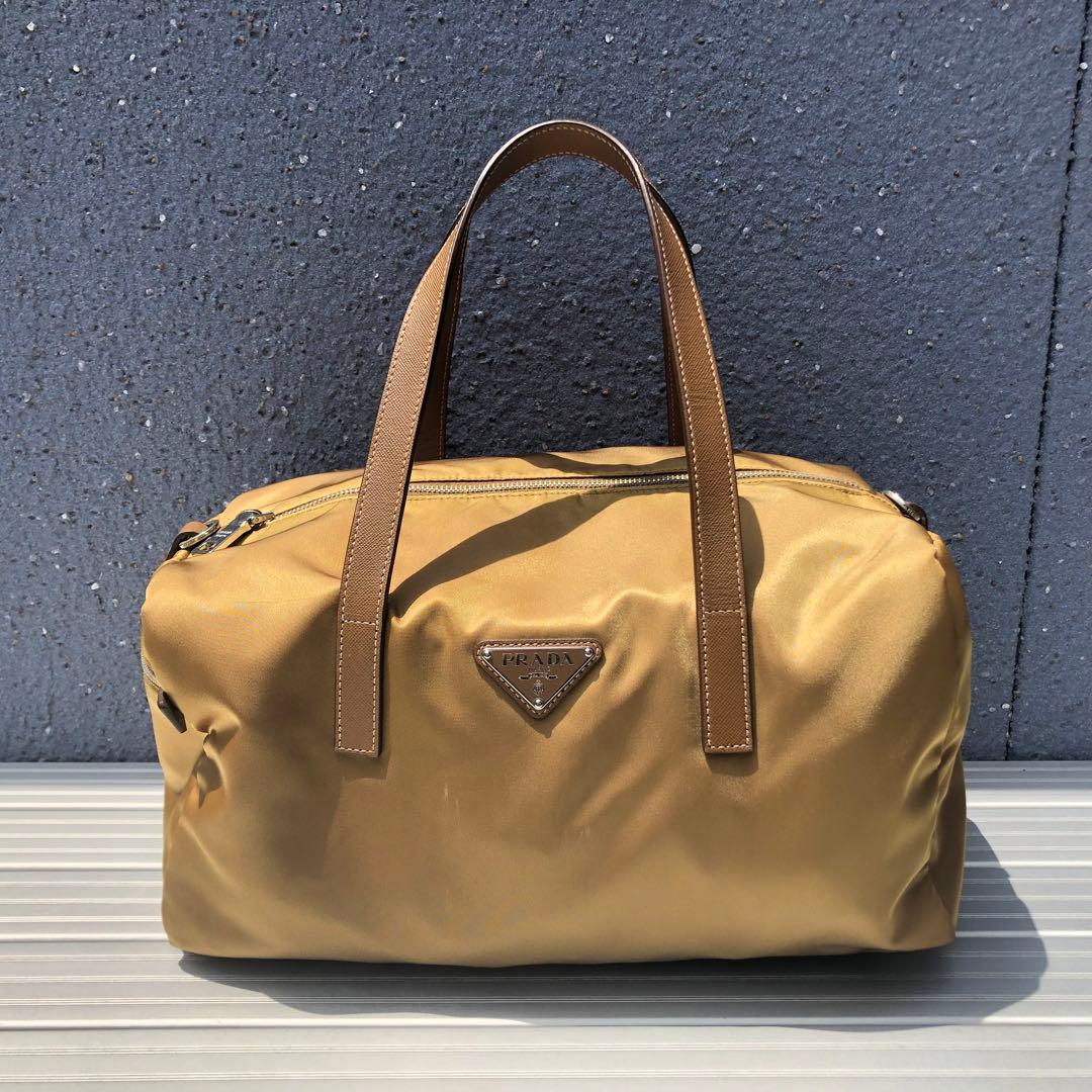 PRADA ミニボストンバッグ ※ショルダーストラップ欠品 正規品 PRADA プラダ ミニボストンバッグ クロス - メルカリ