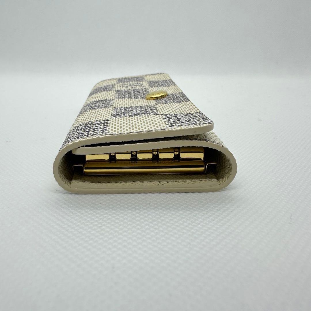 《未使用品》 ルイヴィトン ダミエ アズール ミュルティクレ4 キーケース