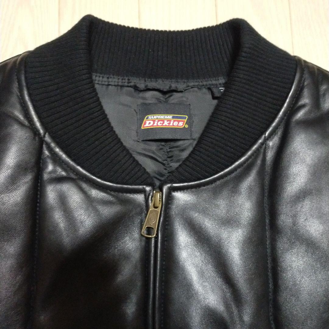 美品 Supreme × Dickies コラボコレクション レザーワークベスト
