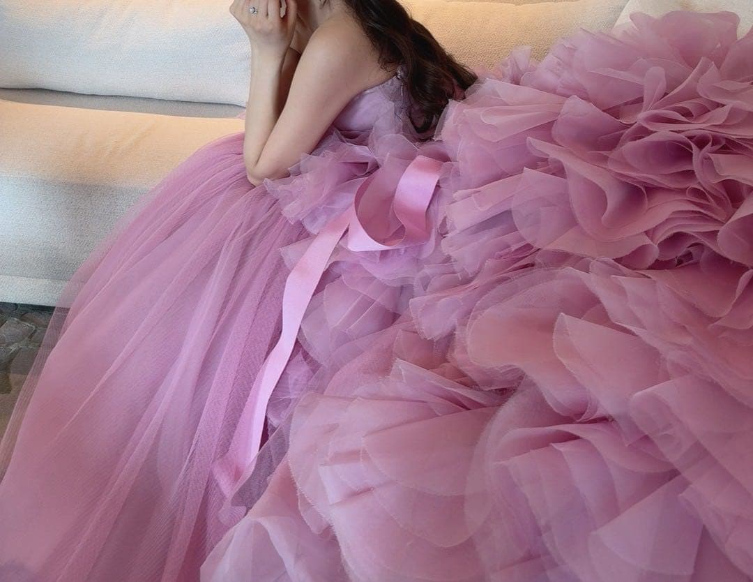 VERAWANGピンクヘイリーUS4(サイズ直しなし) - メルカリ