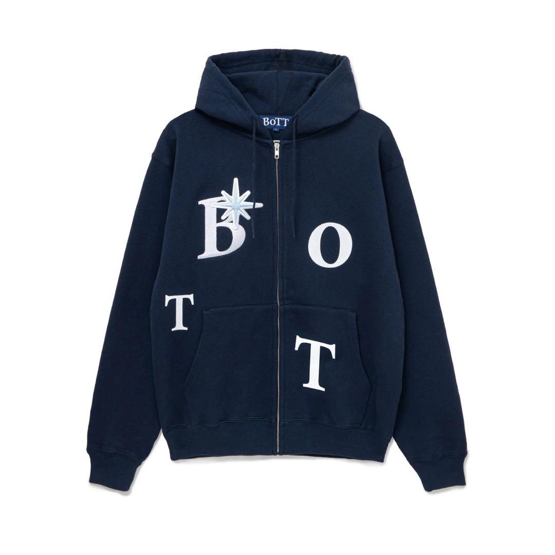 bott ジップパーカー BoTT（ボット） パーカー B LOGO ZIP HOODIE メンズ : ZOZOTOWN Yahoo