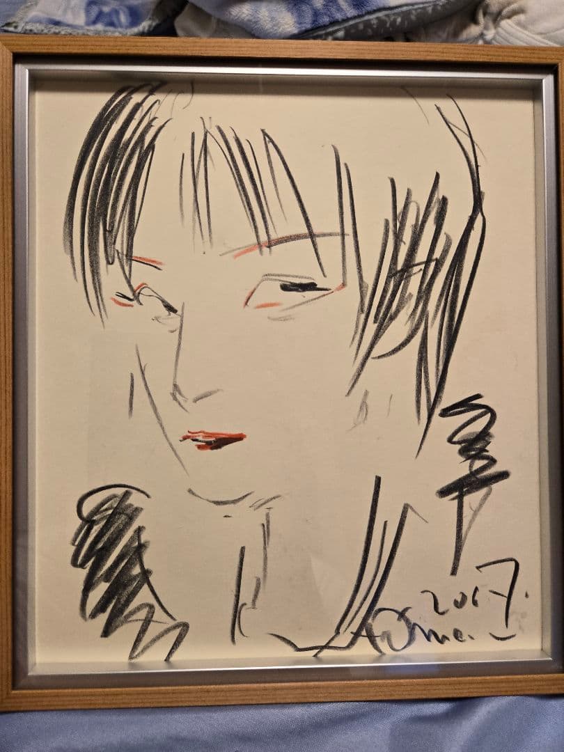 天野 喜孝先生の直筆イラストサイン入り色紙 - メルカリ