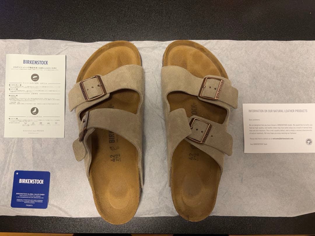 Ｋ*Ａ様 BIRKENSTOCK Arizona LEVE Taupe 27.0 BIRKENSTOCK Arizona LEVE Taupe TAUPE （ビルケンシュトック アリゾナ