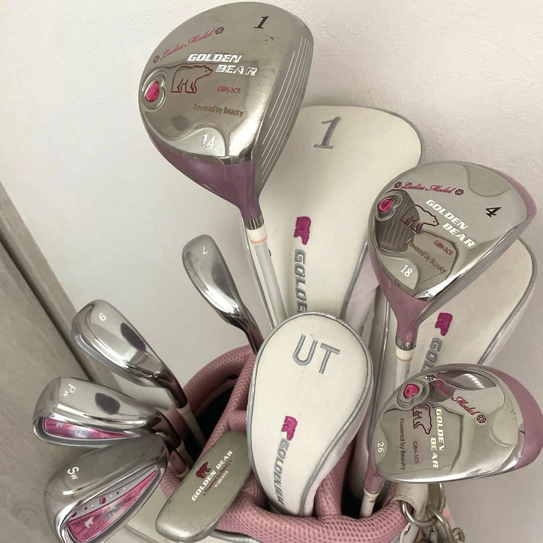 初心者 Golden Bear ゴールデンベア レディース ゴルフクラブセット