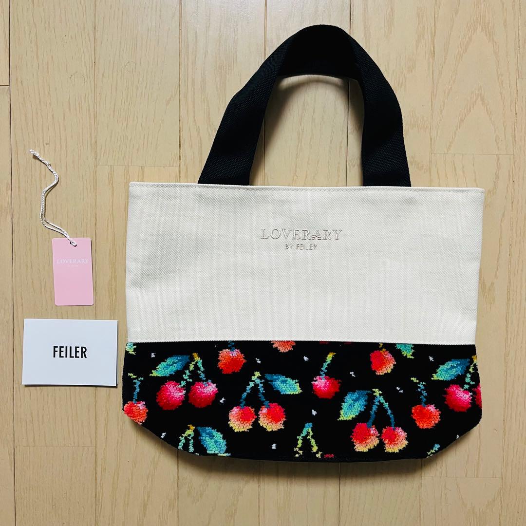 FEILER チェリードット トートバッグ フェイラー ラブラリー