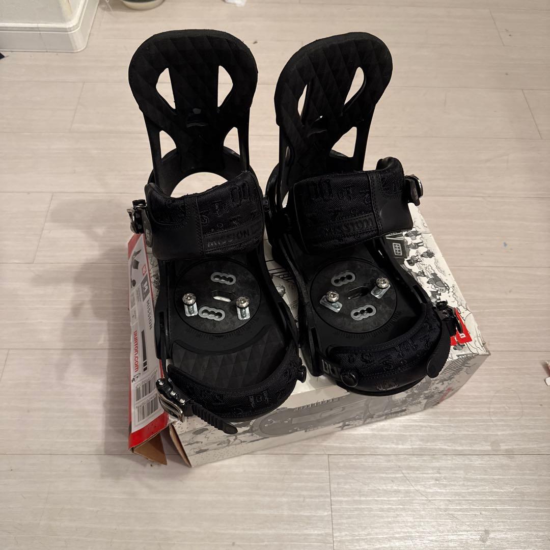 Burton Mission ビンディング M ブラック BURTON バートン Mission Re:Flex スノーボード バインディング