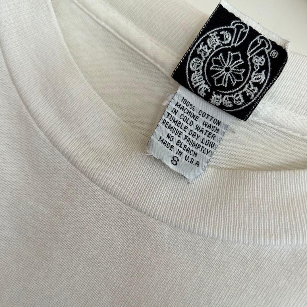 90s 】 CHROME HEARTS クロムハーツ ロンT USA製 白 - メルカリ