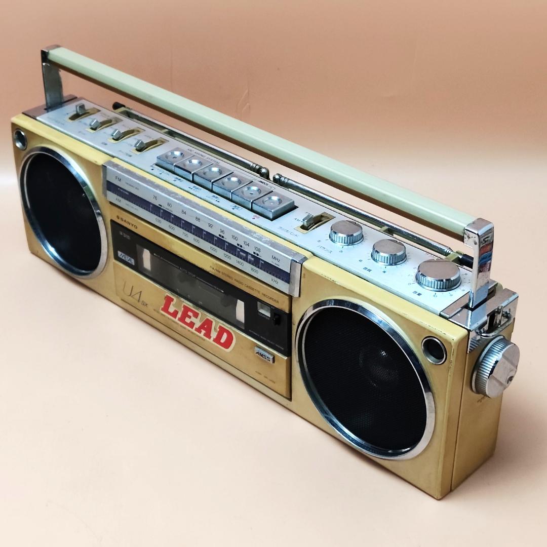 【ジャンク】 SANYO ラジカセ MR-U4SX ラジオのみ動作 昭和 レトロ SANYO U4sx ラジカセ 昭和 レトロ アンティーク - メルカリ
