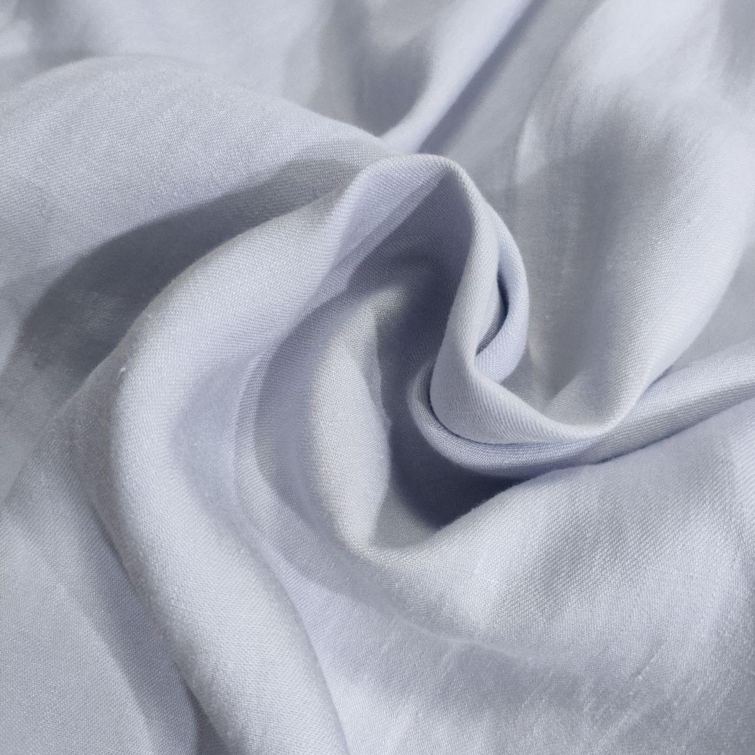 美品✨マディソンブルー リネン100％オープンネックロングシャツ