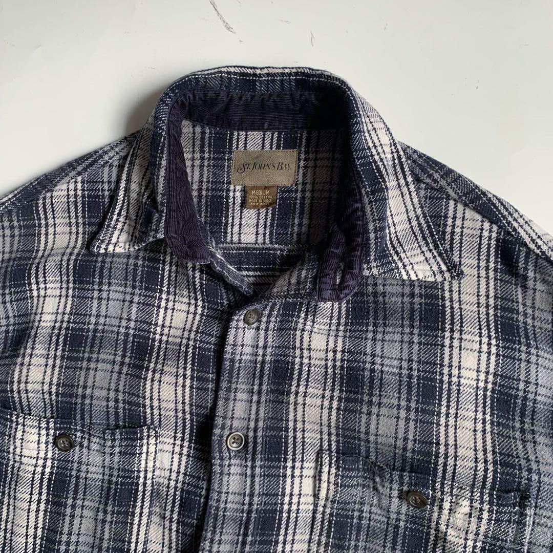 90s 00s ST. JOHN'S BAY セントジョンズベイ ネルシャツ - メルカリ