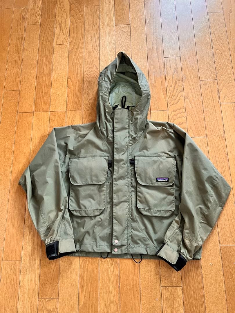 Patagonia フィッシングジャケット sst Patagonia SST Wading Jacket Green / Purple L 90' パタゴニア SST