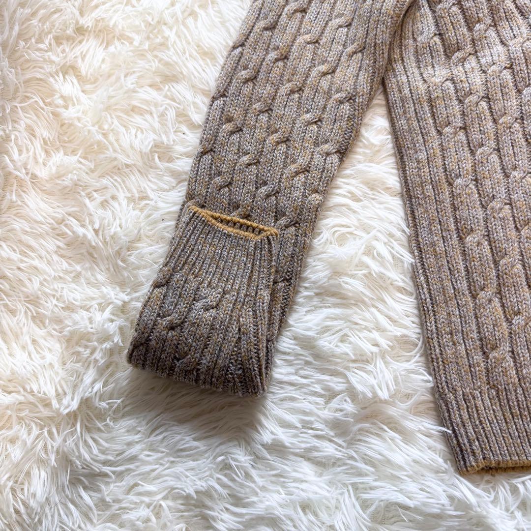 ✨美品✨ザノーネ ZANONE ケーブル編み ウールヤクニット 46